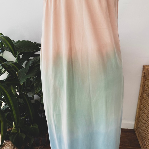 Vintage Ombré Slip Dress Hand Dyed One of a Kind - Picture 3 of 3
